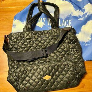 MZ Wallace Black Medium Metro Tote Deluxe VG-Excellent Used